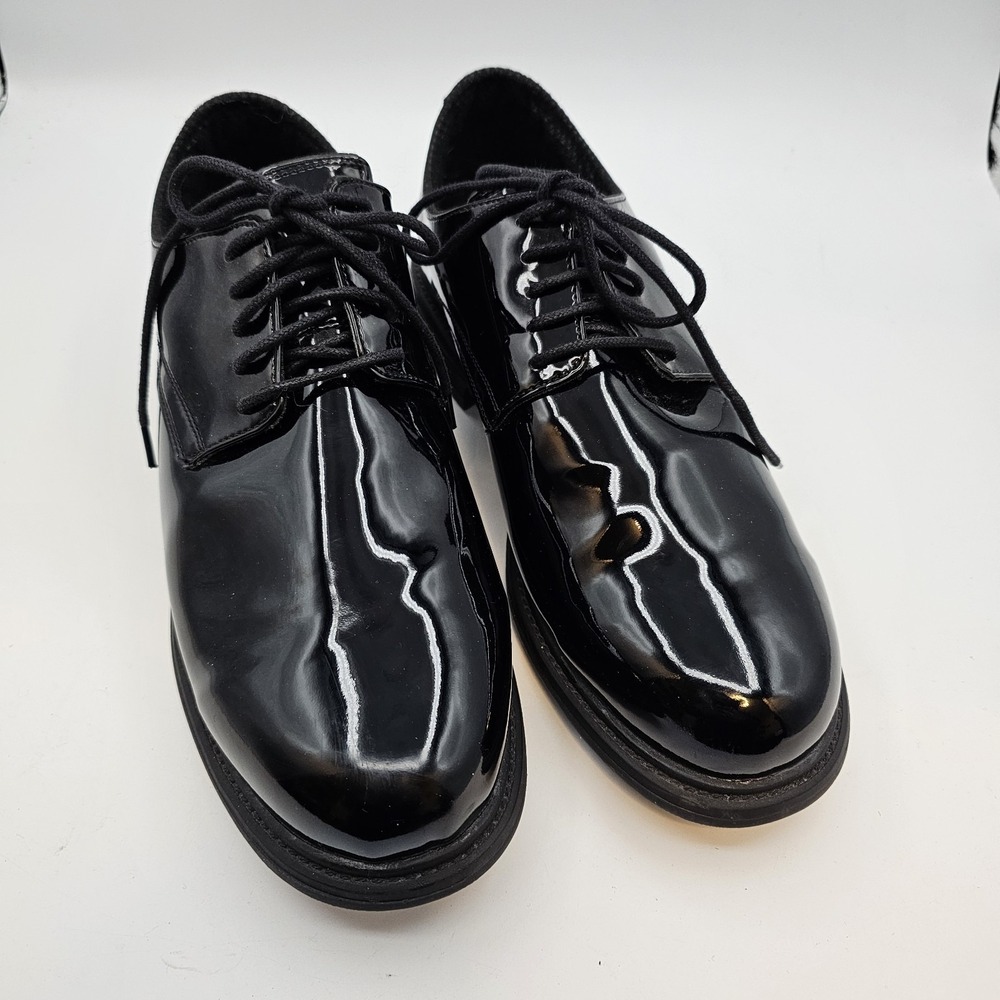 Original SWAT Men's Dress Oxford Shoes 118001 Black High Gloss Uniform Size 11